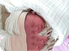 三年求子梦，在十月弄璋实现，恭喜陈女士